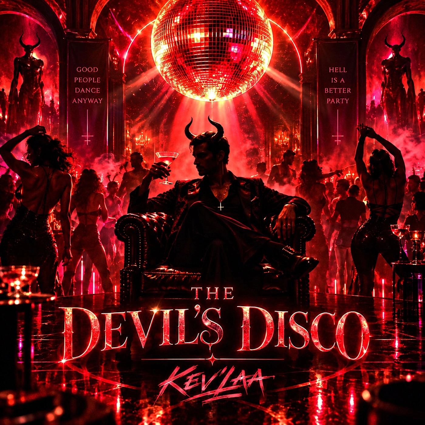 Kev'Laa Builds The Devil's Disco Around a Dark Organ Motif and a Halloween Guest List